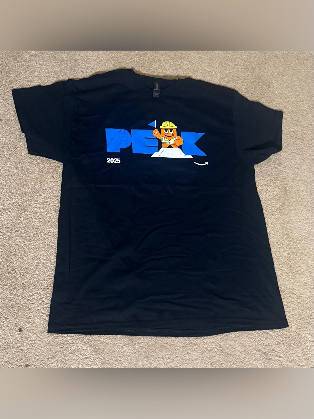 Amazon Employee  PEAK 2025 Black T-Shirt Size (M)(XL)(4XL)(5XL)